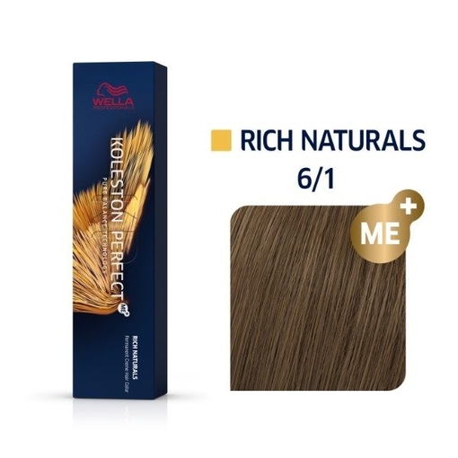 Product Wella Professionals Koleston Perfect Me+ Rich Naturals 60ml - Νο 6/1 Deep Browns / Ξανθό Σκούρο Σαντρέ base image