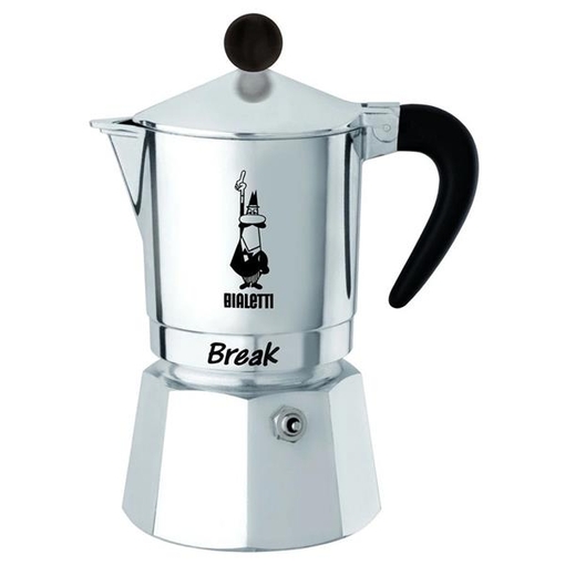 Product Bialetti Καφετιέρα Espresso Break 3 Φλιτζανιών Αλουμινίου με Μαύρες Λεπρομέρειες base image
