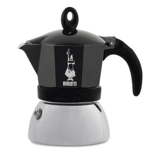 Product Bialetti Καφετιέρα Espresso 2 Φλιτζανιών Moka Induction Μαύρη base image