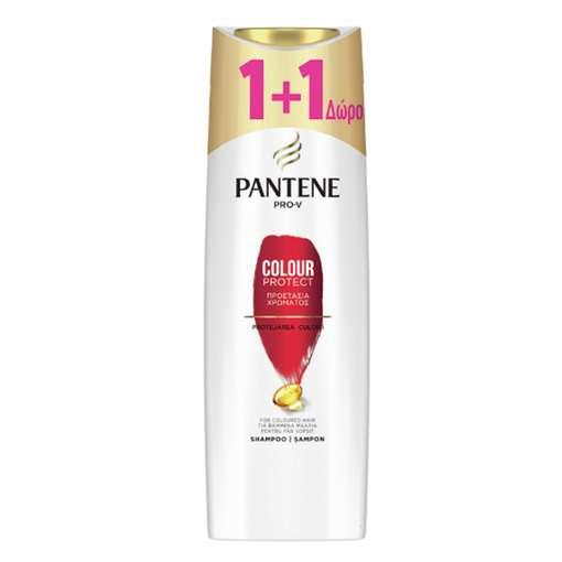 Product Pantene Pro-V Σαμπουάν Προστασίας Χρώματος για Βαμμένα Μαλλιά 2x360ml 1+1 Δώρο base image
