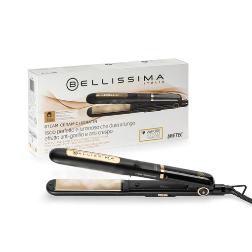 Product Bellissima Ίσιωμα Κεραμικό & Κερατίνη Q86 - Επαγγελματικό Εργαλείο Ισιώματος Μαλλιών base image