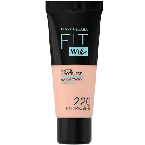 Product Maybelline Fit Me Matte + Poreless Foundation 30ml - 220 Natural Beige base image