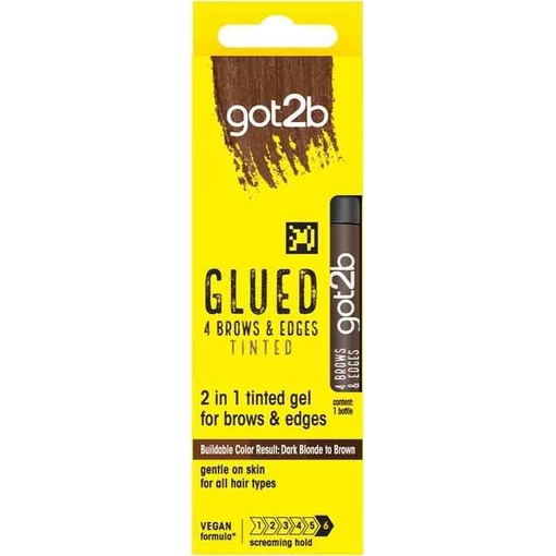 Product Schwarzkopf Got2B Glued 4Brows & Edges Tinted Gel Φρυδιών 16ml base image
