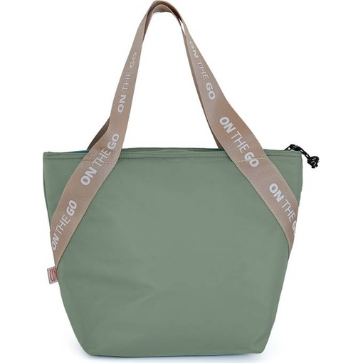 Product Iris Barcelona Insulated Polyester Bag On The Go 25x15x20cm 5lt Green Moss base image