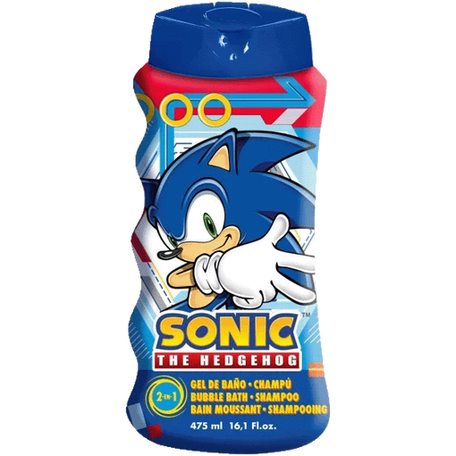 Product Sonic Παιδικό Αφρόλουτρο και Σαμπουάν 2-σε-1 Bubblebath & Shampoo 475ml base image