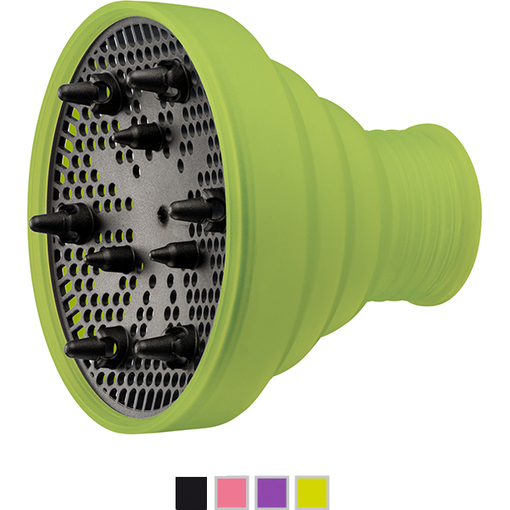 Product Eurostil Foldable Silicone Diffuser 04760 Foldable Silicone Diffuser for Hair Dryers, Green base image