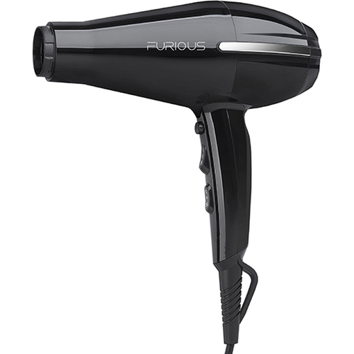 Product Eurostil Furious Hair Dryer Black, 2200W base image