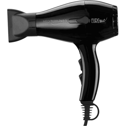Product Eurostil Mediterraneo Hair Dryer Black 2000W base image