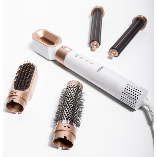 Product Eurostil Penta Hair Dryer & 5-in-1 Hair Styling Device with Digital Motor 1100–1300W 24.5xØ 4.9cm base image