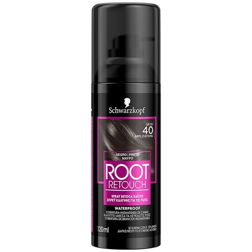 Product Schwarzkopf Root Retoucher Spray Κάλυψης Ρίζας 120ml - Μαύρο base image