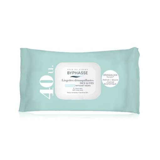 Product Byphasse Make-up Remover Wipes Aloe Vera Sensitive Skin base image