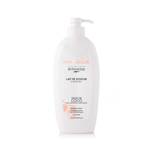 Product Byphasse Caresse Shower Cream Coconut 1L base image