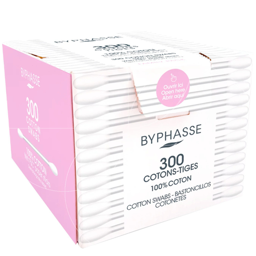 Product Byphasse 100% Cotton Swabs 300U base image