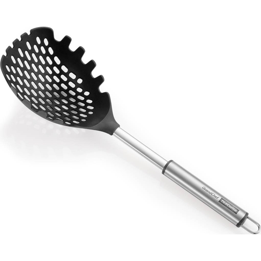 Product Tescoma Κουτάλα Ζυμαρικών Ανοξείδωτη & Nylon GrandCHEF+ 37 cm 0ml Ασημί-Μαύρη base image