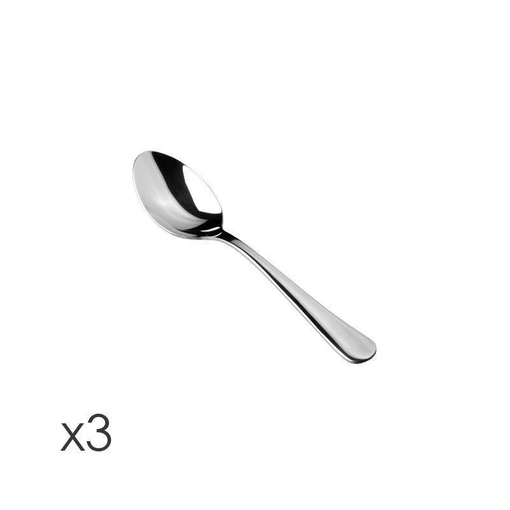 Product escoma Classic Sweet Spoons 18cm Stainless Steel- Set of 3 base image