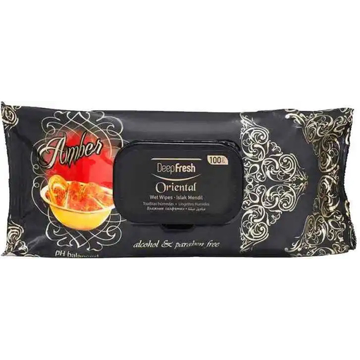 Product Deep Fresh Oriental Amber Wet Wipes 100 pcs base image