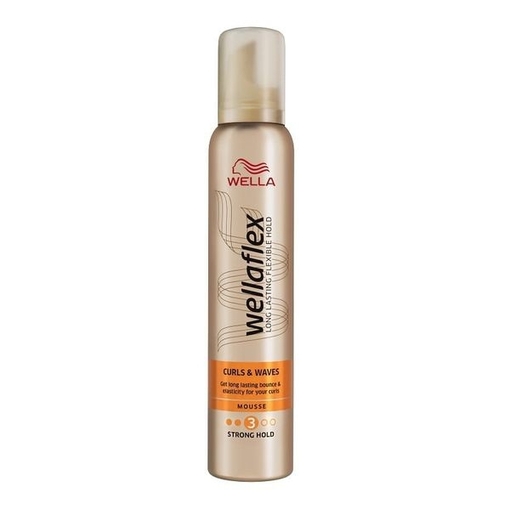 Product Wella Wellaflex Curls & Waves Strong Hold Mousse 200ml base image