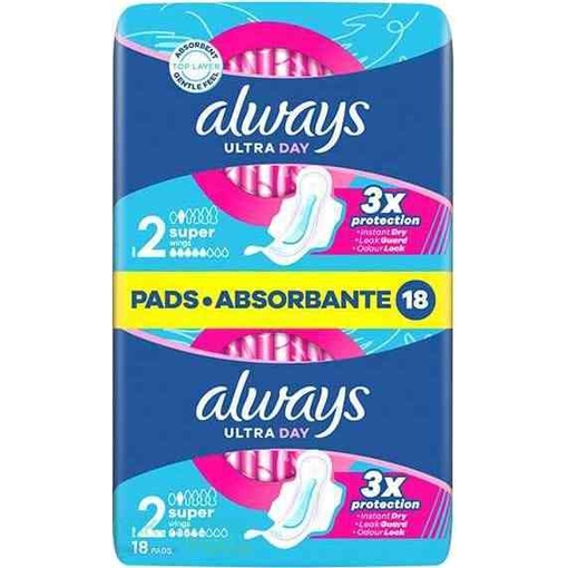 Product Always Σερβιέτες Ultra Day Size 2 - 18τμχ base image