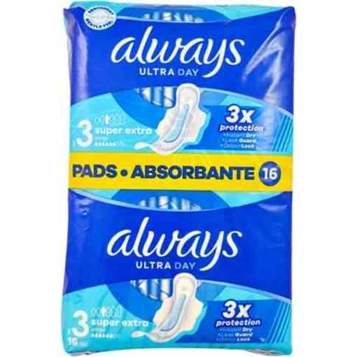 Product Always Ultra Day Super Extra Wings 16τμχ - Size 3 base image