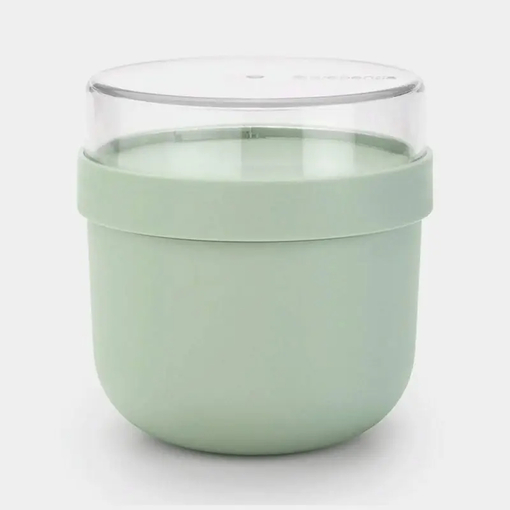 Product Brabantia Food Container With Partition Round Make & Take Mint F11cm 500ml base image