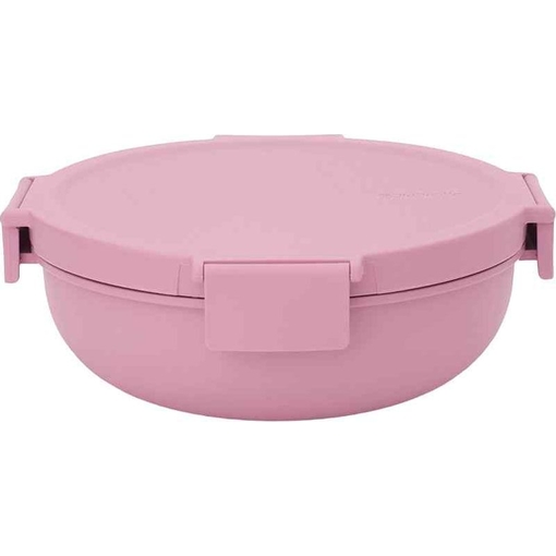 Product Brabantia Make & Take Plastic Salad Bowl Lunchbox, 1.3L, Lilac base image