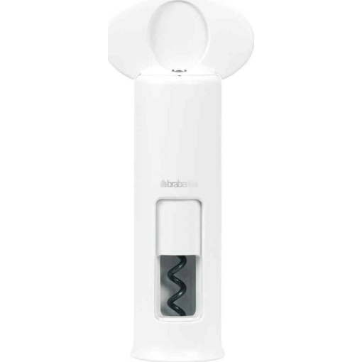 Product Brabantia Wine Opener Plastic Classic 17.5x7.5x4.7cm 0.1kg White base image