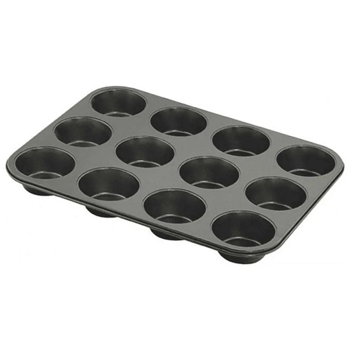 Product Patisse Αντικολλητική Φόρμα Cupcakes/Muffins 12 Θέσεων Classique 22102891 35cm Black base image