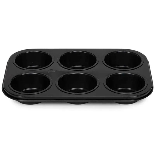 Product Patisse Φόρμα Muffins Κεικ 6 Θέσεων 221.2892.1 27x18cm Black base image