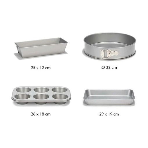 Product Patisse Non-stick Silver Top Covers Set of 4 Pieces base image