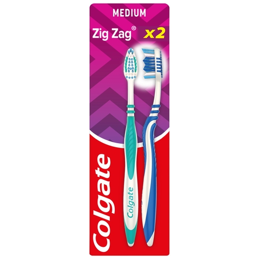 Product Colgate Zig Zag Οδοντόβουρτσα 2τμχ base image