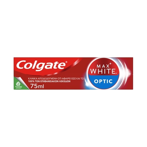 Product Colgate Max White Optic Οδοντόκρεμα Λεύκανσης με Οπτικό Εφέ 75 ml base image