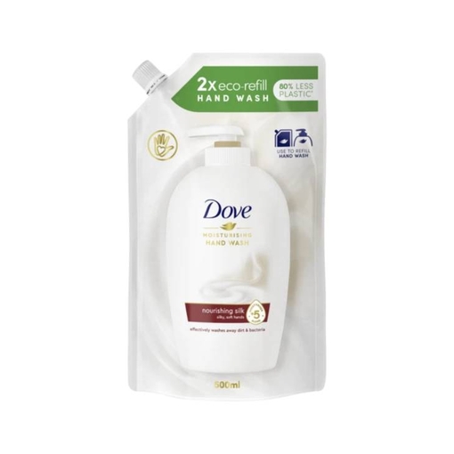 Product Dove Nourishing Silk Κρεμοσάπουνο Ανταλλακτικό 500ml base image