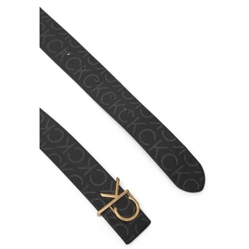 Product Calvin Klein Γυναικεία Λεπτή Δερμάτινη Reversible Ζώνη CK Buckle 30mm Μαύρη 95cm base image