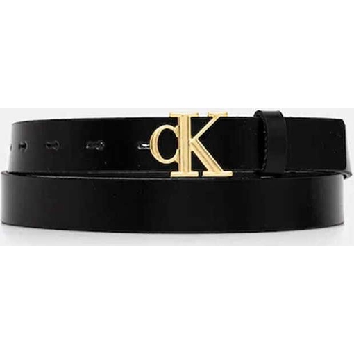 Product Calvin Klein Γυναικεία Μικρή Δερμάτινη Ζώνη με CK Αγκράφα Μαύρη 90cm base image