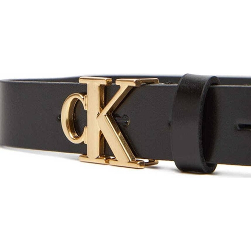 Product Calvin Klein Γυναικεία Μικρή Δερμάτινη Ζώνη με CK Αγκράφα Μαύρη 90cm base image