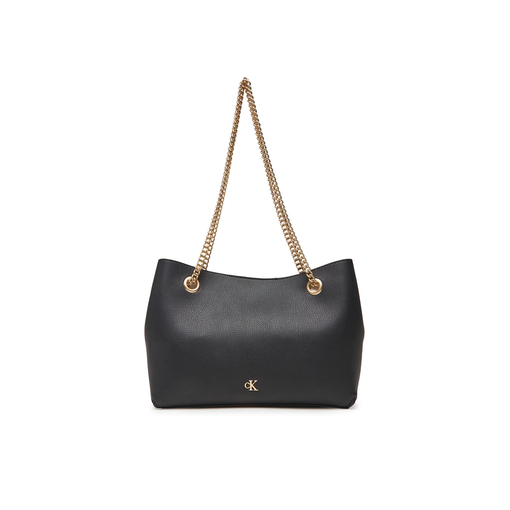 Product Calvin Klein Γυναικεία Τσάντα Minimal Monogram Shoulder Bag Wide Μαύρη base image
