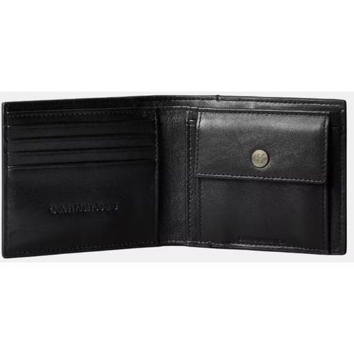 Product Calvin Klein Ανδρικό Πορτοφόλι Δερμάτινο με Ανάγλυφο Λογότυπο Μαύρο base image