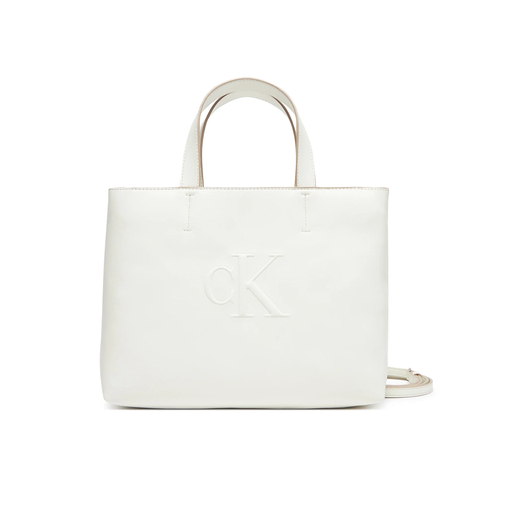 Product Calvin Klein Γυναικεία Τσάντα Sculpted Mini Ew Tote Λευκή base image