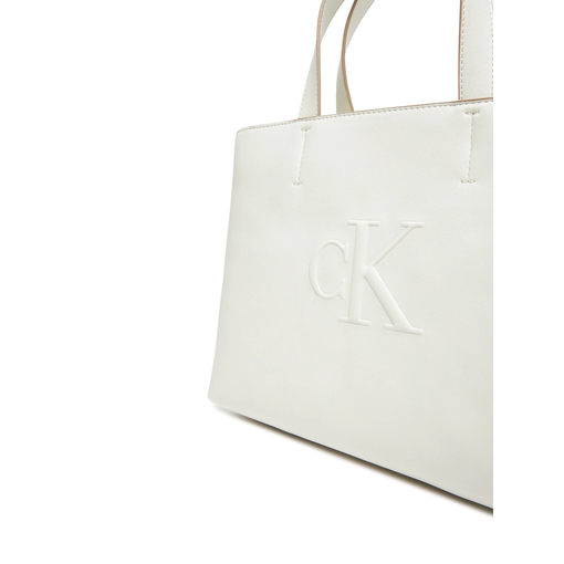 Product Calvin Klein Γυναικεία Τσάντα Sculpted Mini Ew Tote Λευκή base image
