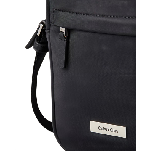 Product Calvin Klein Sleek Reporter Nylon Crossbody Bag Ανδρικό Τσαντάκι Ώμου Μαύρο base image