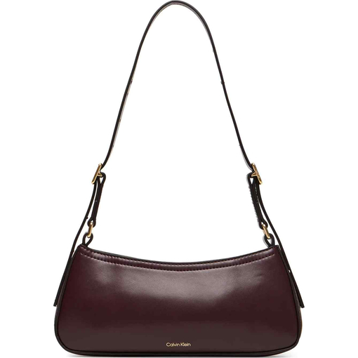 Product Calvin Klein Women's CK Small Shoulder Bag, Burgundy base image