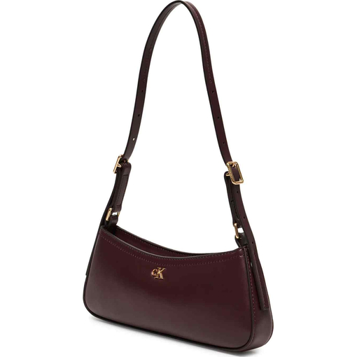 Product Calvin Klein Women's CK Small Shoulder Bag, Burgundy base image