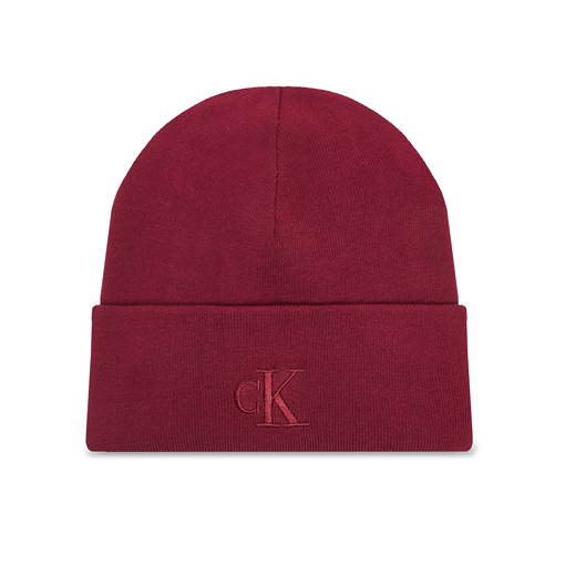 Product Calvin Klein Fine Rib Beanie Γυναικείος Σκούφος Μπορντό base image