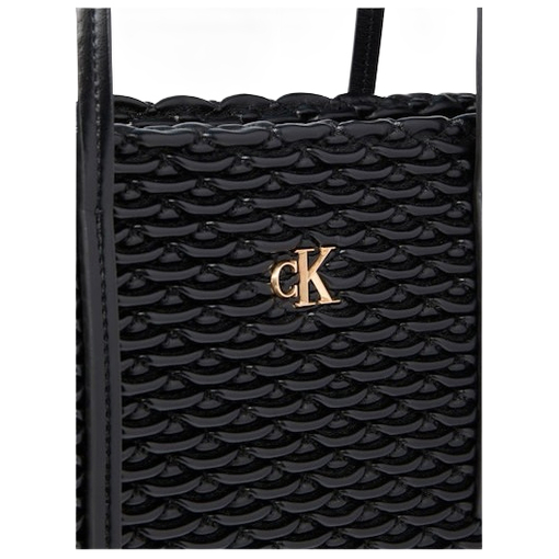 Product Calvin Klein Pleated Tote Women's Shoulder Bag Black base image