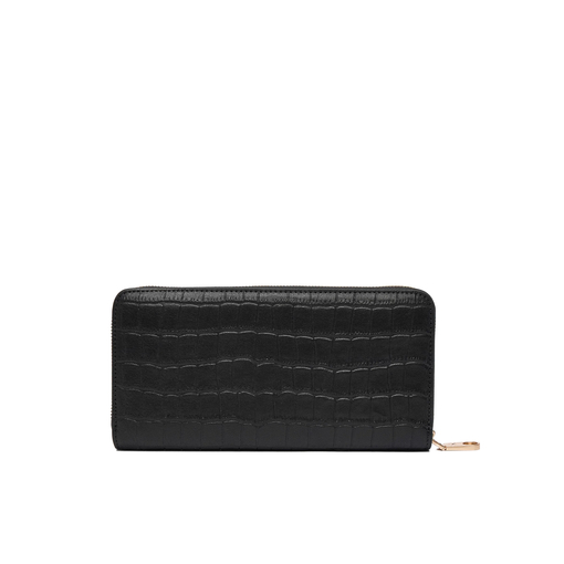 Product Calvin Klein Women's Large Wallet CK Croc Long Zip Around Black base image
