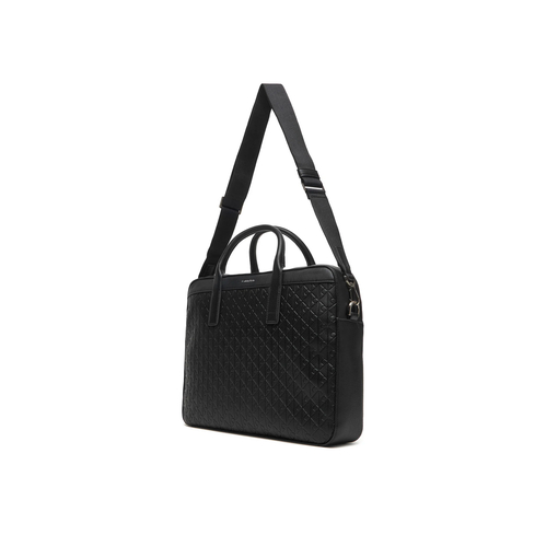 Product Calvin Klein Men's Large Laptop Bag Emblem Emboss Commuter Black base image