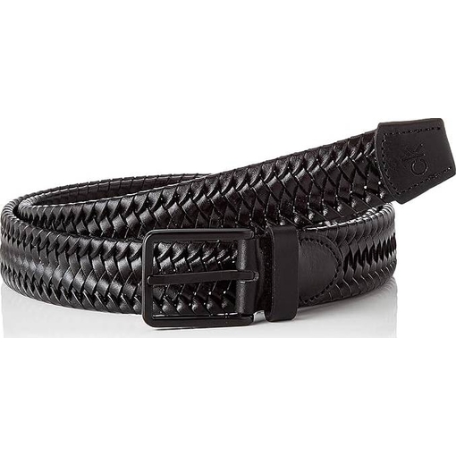 Product Calvin Klein Ανδρική Μεσαία Πλεκτή Δερμάτινη Ζώνη Μαύρη Braided Fixed Leather Belt 105cm base image