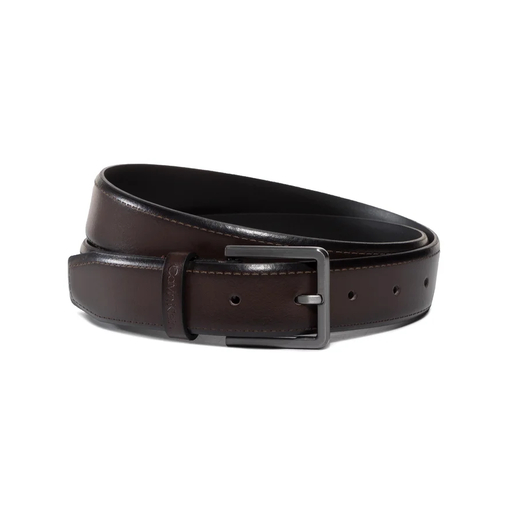 Product Calvin Klein Ανδρική Ζώνη Μεσαίου Φάρδους 30mm Brogue Bombed Belt Καφέ Σκούρο 85cm base image