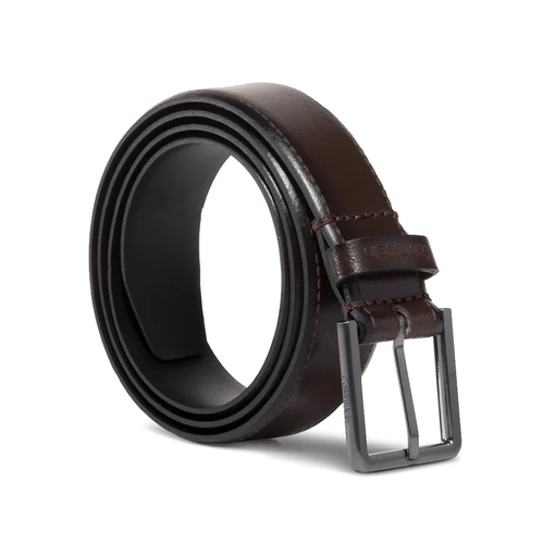 Product Calvin Klein Ανδρική Ζώνη Μεσαίου Φάρδους 30mm Brogue Bombed Belt Καφέ Σκούρο 95cm base image
