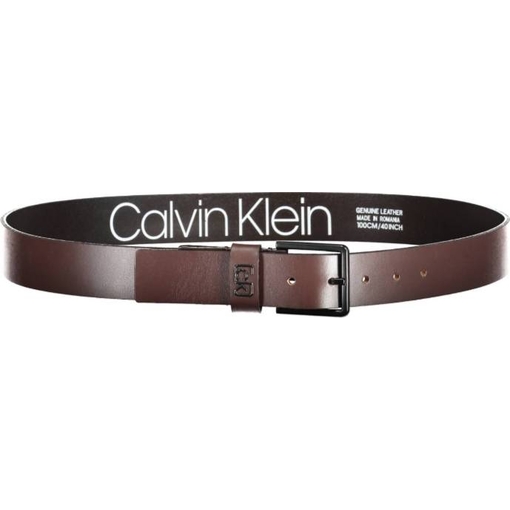 Product Calvin Klein Ανδρική Μεσαία Ζώνη 35mm CK Signature Loop Belt Καφέ 95cm base image